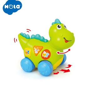 اسباب بازی نوزادی دایناسور موزیکال هولی تویز Hola Toys مدل 6105 baby dino _اسباب بازی نوزادی